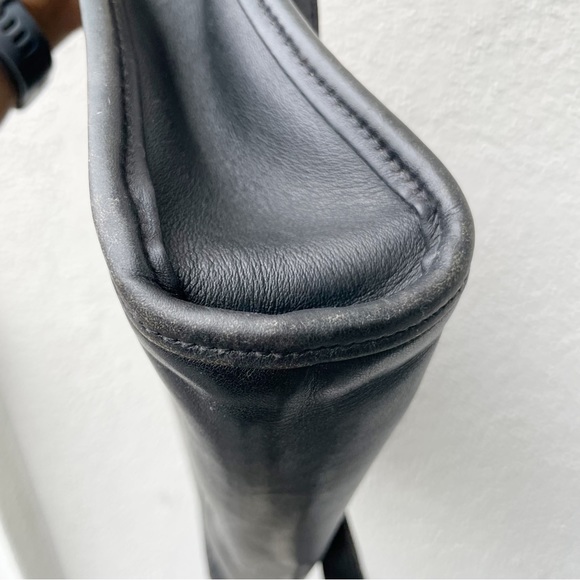 Coach Black Leather Laptop Bag - Picture 7 of 12